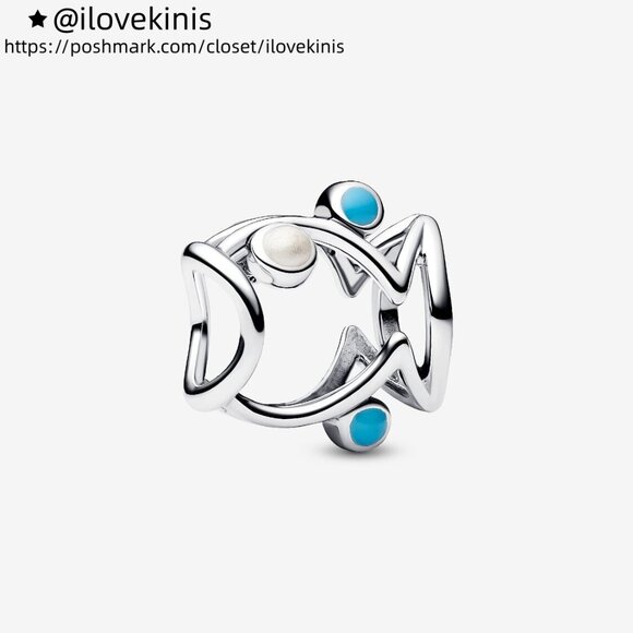 Pandora Openwork Fish Charm - Picture 1 of 5